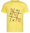 Men's T-Shirt TIC-TAC-TOE cornsilk фото