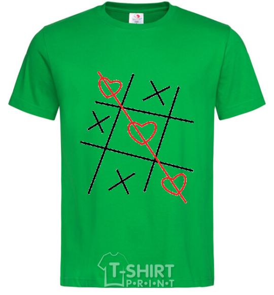 Men's T-Shirt TIC-TAC-TOE kelly-green фото