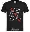 Men's T-Shirt TIC-TAC-TOE black фото