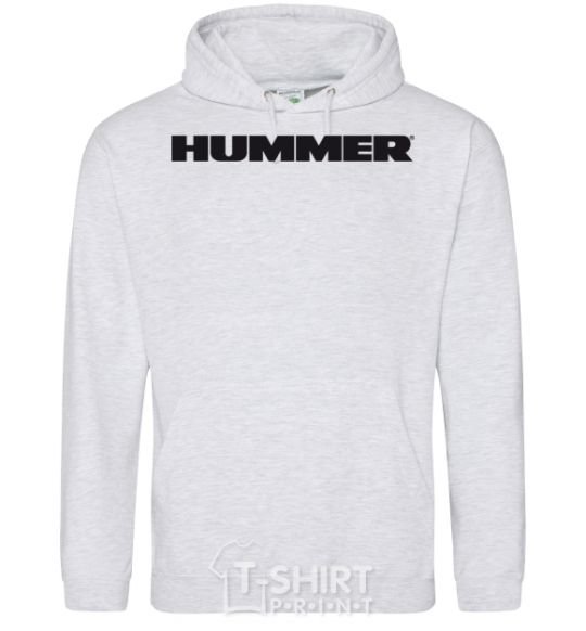 Men`s hoodie HUMMER sport-grey фото