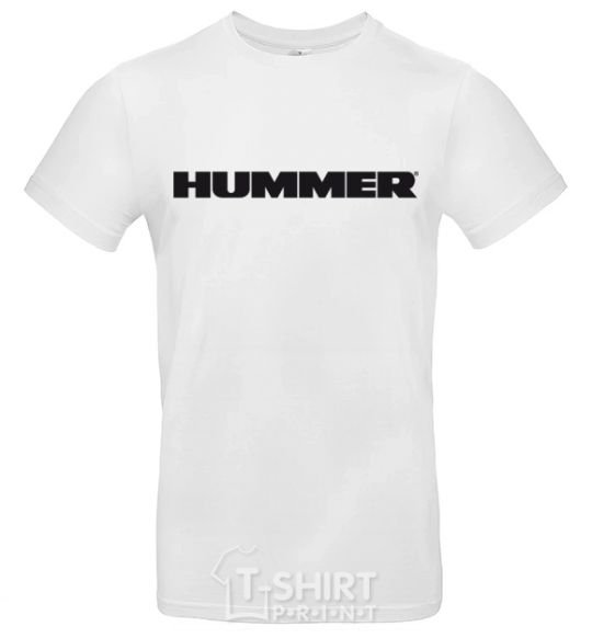 Men's T-Shirt HUMMER White фото