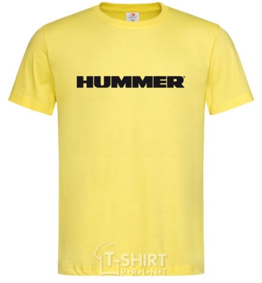 Men's T-Shirt HUMMER cornsilk фото