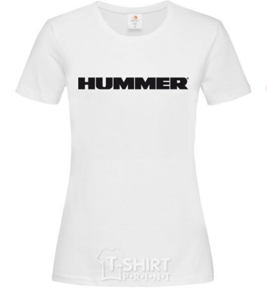 Women's T-shirt HUMMER White фото