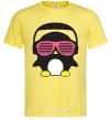 Мужская футболка CRAZY PENGUIN Лимонный фото