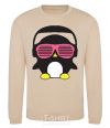 Sweatshirt CRAZY PENGUIN sand фото