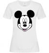 Women's T-shirt Mickey Mouse White фото