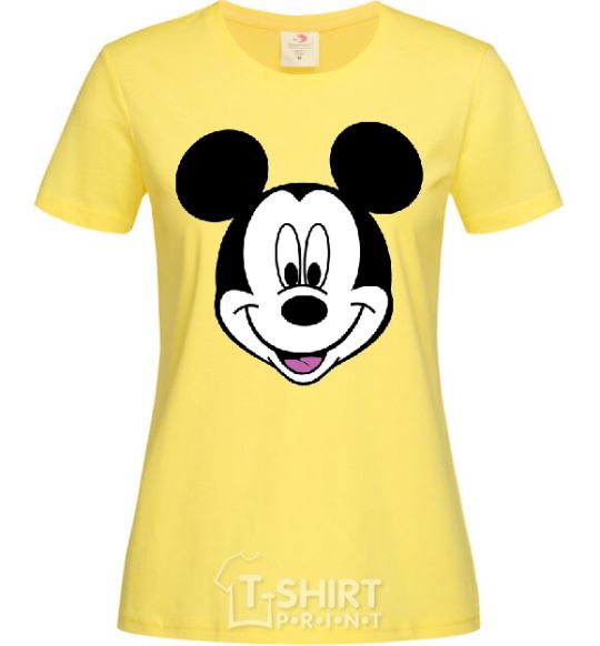 Women's T-shirt Mickey Mouse cornsilk фото