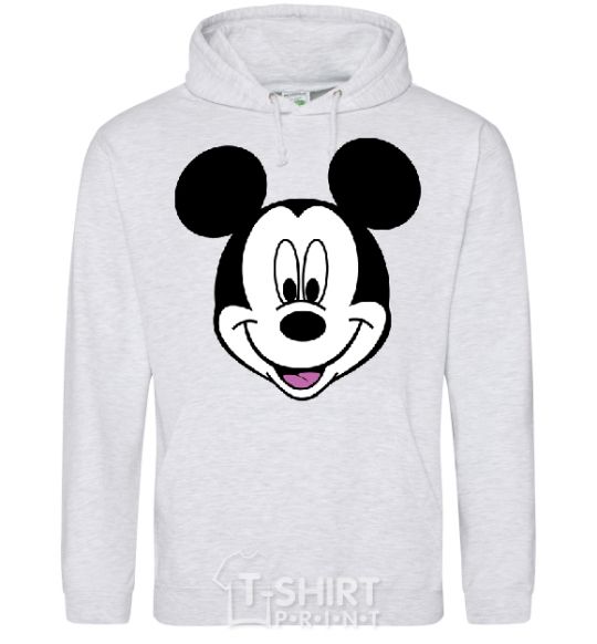 Men`s hoodie Mickey Mouse sport-grey фото
