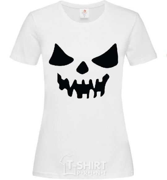 Женская футболка Хеллоуин V.1 Белый фото