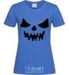 Женская футболка Хеллоуин V.1 Ярко-синий фото