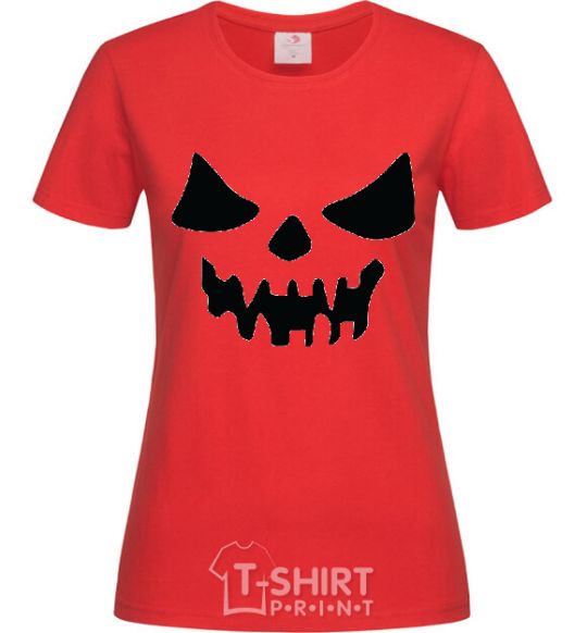 Women's T-shirt Halloween V.1 red фото