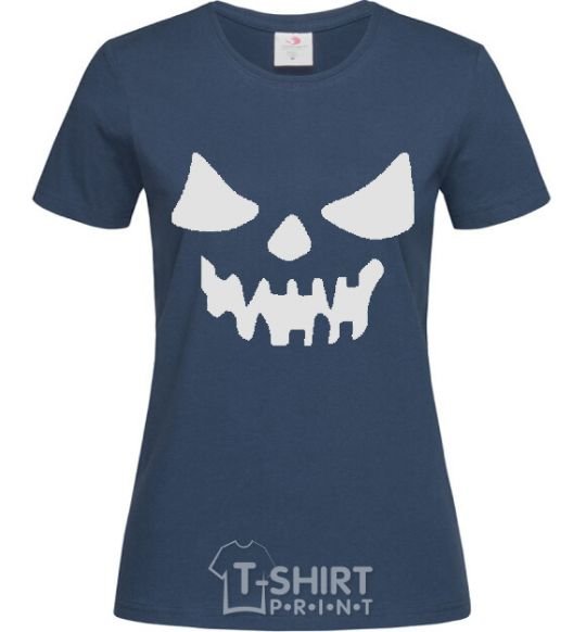 Women's T-shirt Halloween V.1 navy-blue фото