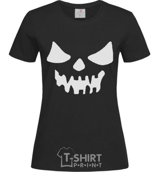 Women's T-shirt Halloween V.1 black фото