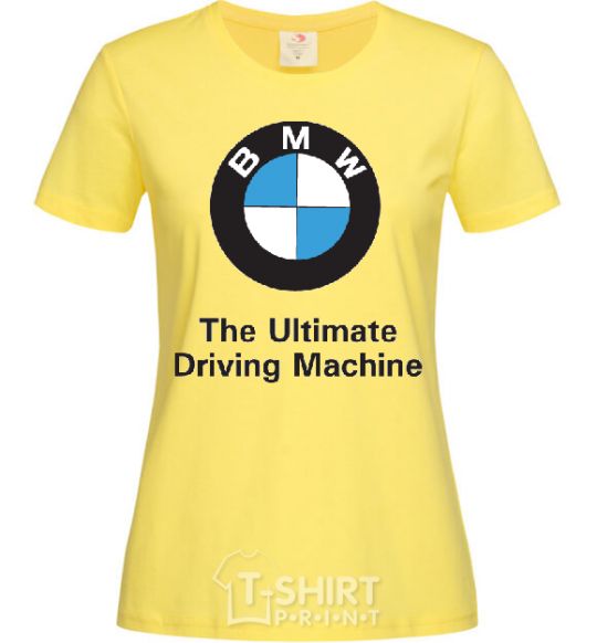 Women's T-shirt BMW cornsilk фото