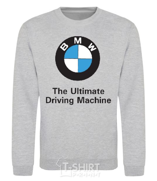 Свитшот BMW Серый меланж фото