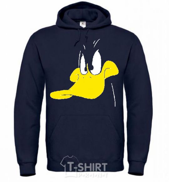 Men`s hoodie DUCK navy-blue фото