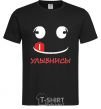 Men's T-Shirt SMILE! black фото