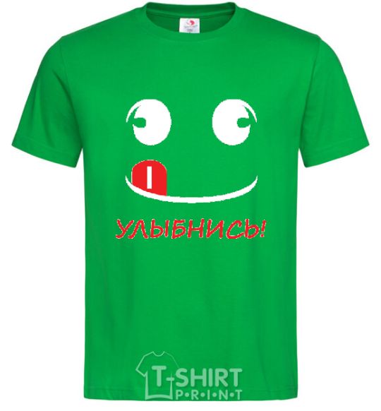 Men's T-Shirt SMILE! kelly-green фото