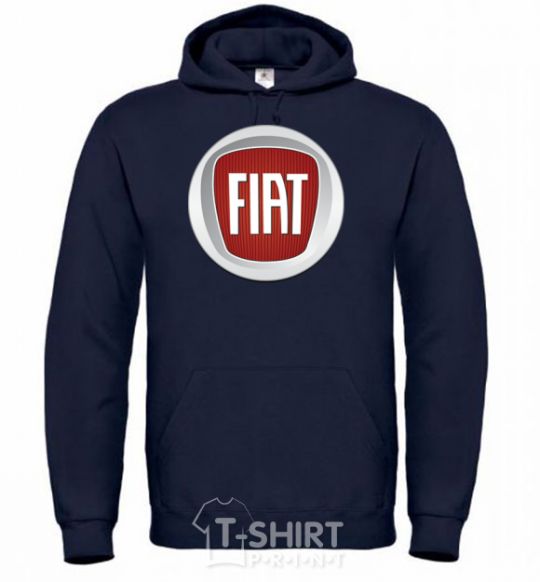 Men`s hoodie FIAT navy-blue фото