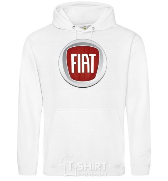 Men`s hoodie FIAT White фото