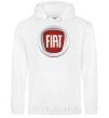 Men`s hoodie FIAT White фото