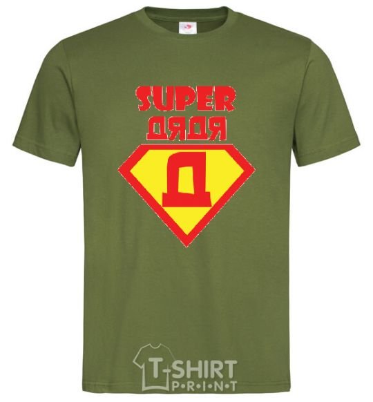 Men's T-Shirt SUPER ДЯДЯ millennial-khaki фото