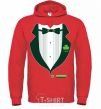 Men`s hoodie IRISH COSTUME bright-red фото