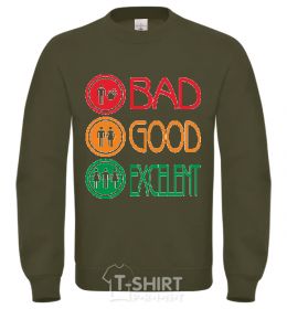 Sweatshirt BAD GOOD EXCELENT sand фото