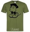 Men's T-Shirt MICKEY LEGS millennial-khaki фото