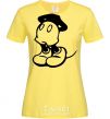 Women's T-shirt MICKEY LEGS cornsilk фото