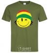 Men's T-Shirt RASTA SMAIL millennial-khaki фото