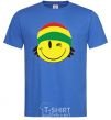 Men's T-Shirt RASTA SMAIL royal-blue фото