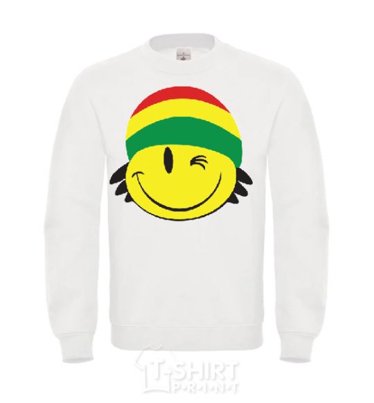 Sweatshirt RASTA SMAIL White фото