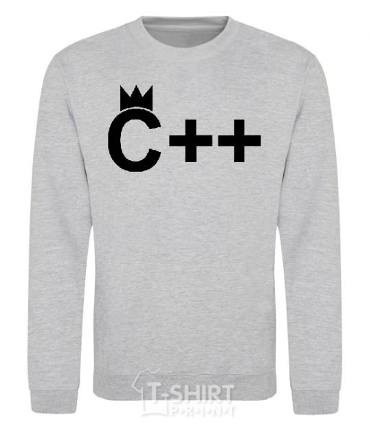 Sweatshirt С++ sport-grey фото