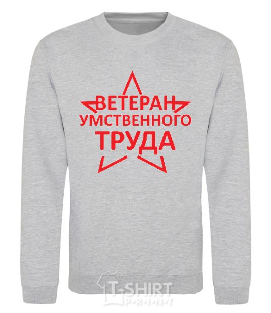 Sweatshirt MENTAL VETERAN sport-grey фото