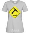 Women's T-shirt CHALLENGE grey фото