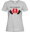 Women's T-shirt LIFE IS GETTING BETTER grey фото