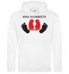 Men`s hoodie LIFE IS GETTING BETTER White фото