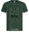 Мужская футболка METAL Темно-зеленый фото