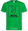 Men's T-Shirt METAL kelly-green фото