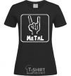 Women's T-shirt METAL black фото