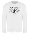 Sweatshirt I'm a horror White фото