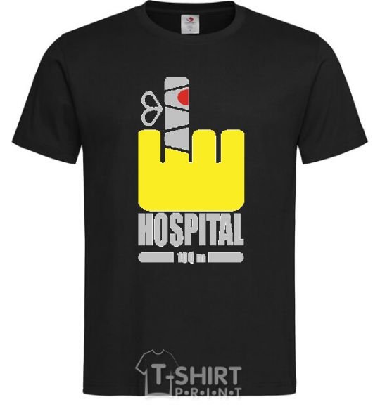 Men's T-Shirt HOSPITAL black фото