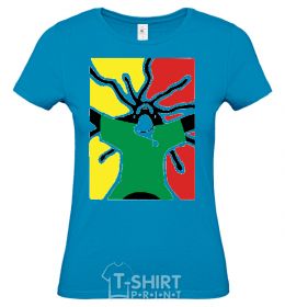 Women's T-shirt RASTAMAN sky-blue фото