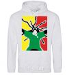 Men`s hoodie RASTAMAN sport-grey фото