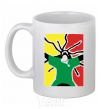 Ceramic mug RASTAMAN White фото