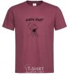 Men's T-Shirt GIVE YADA burgundy фото