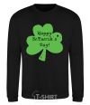 Sweatshirt HAPPY ST. PATRIKS DAY black фото