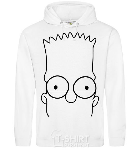 Men`s hoodie BART HEAD White фото