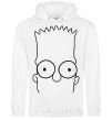 Men`s hoodie BART HEAD White фото